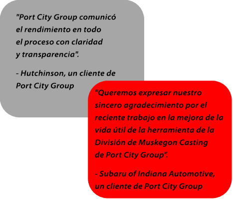 Citas de Port City Group de Pace Industries